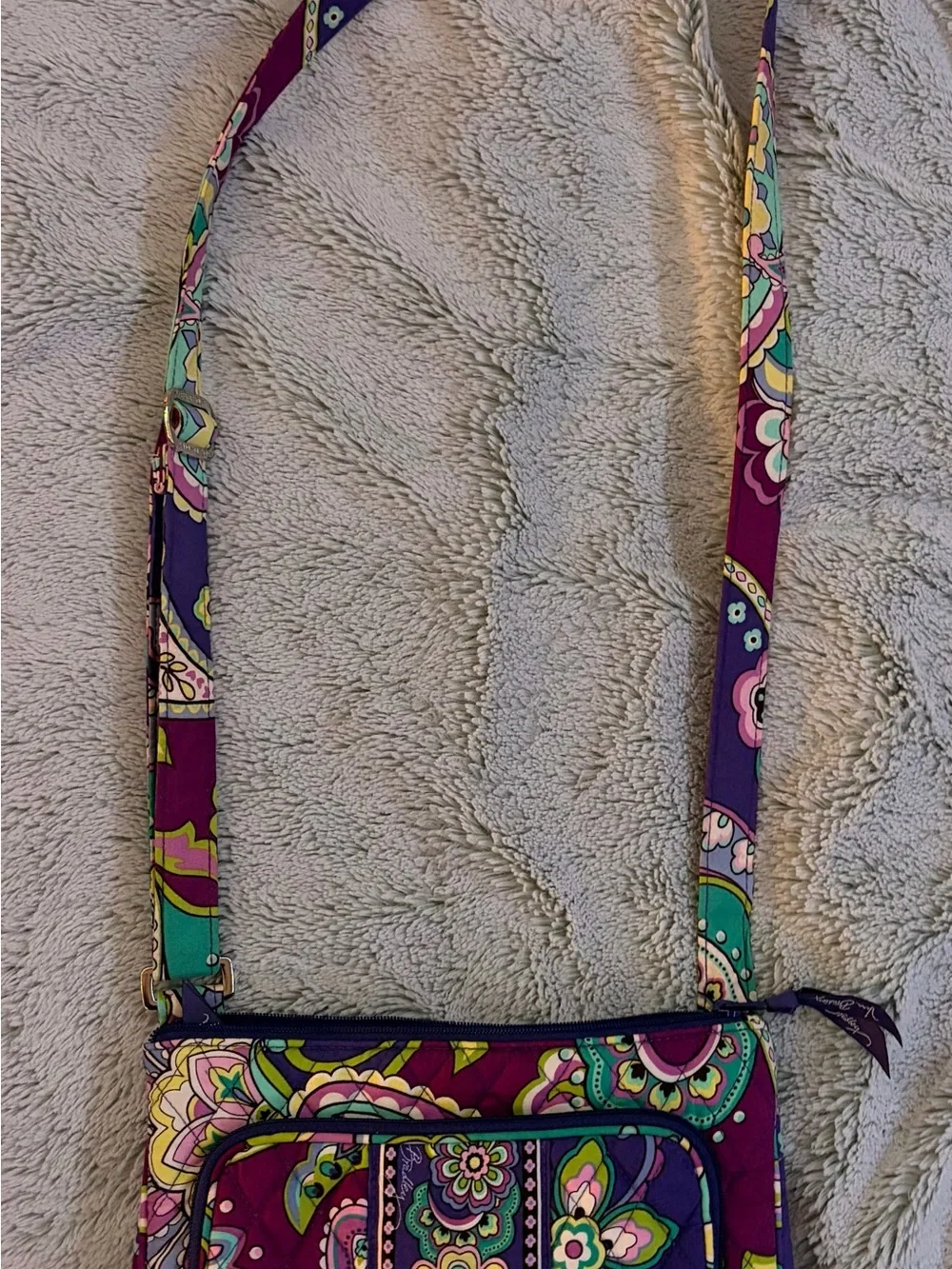 Vera Bradley Paisley Crossbody Bag in ‘Heather’